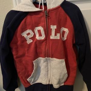 Polo Zip Up Hoodie
